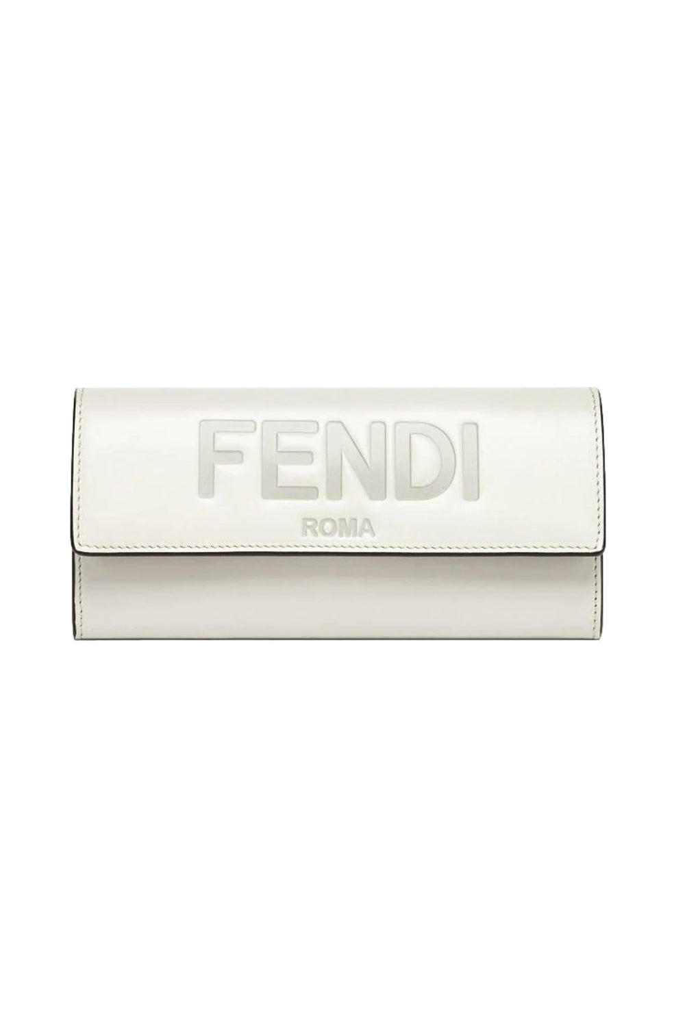 Fendi Roma Ghiaia Smooth Calf Leather Continental Wallet
