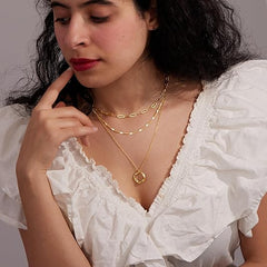 Layered Gold Necklaces for Women