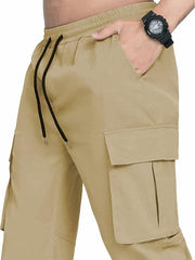 Men's Casual Cargo Pants Hiking Workout Joggers