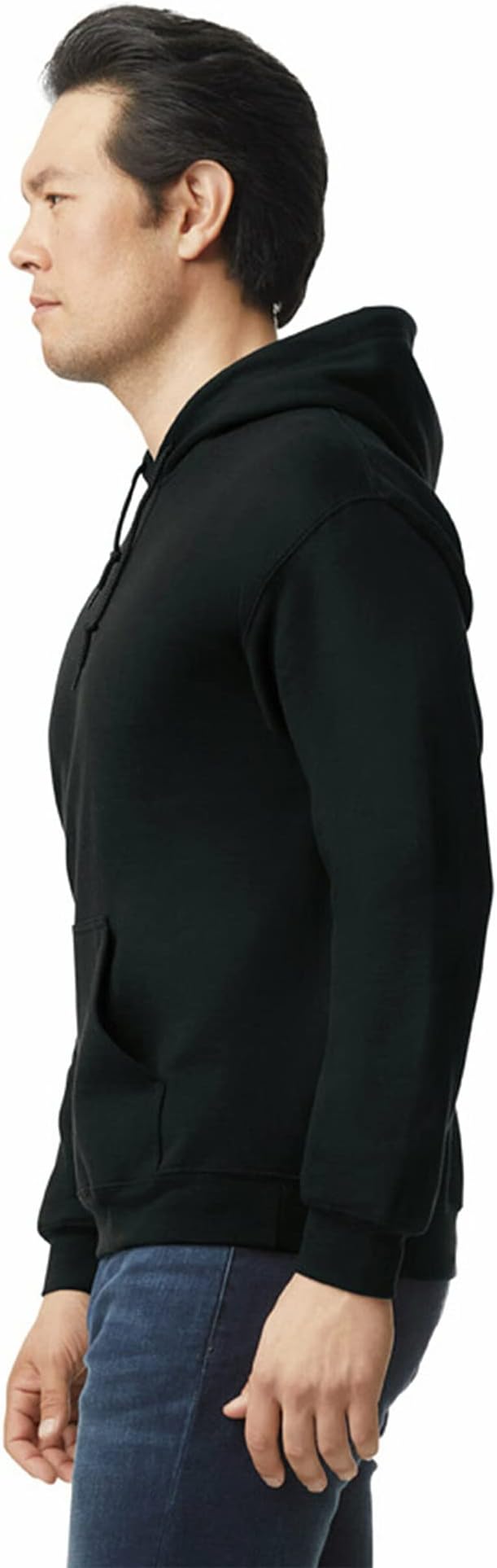 Men's Classic Black Pullover Hoodie