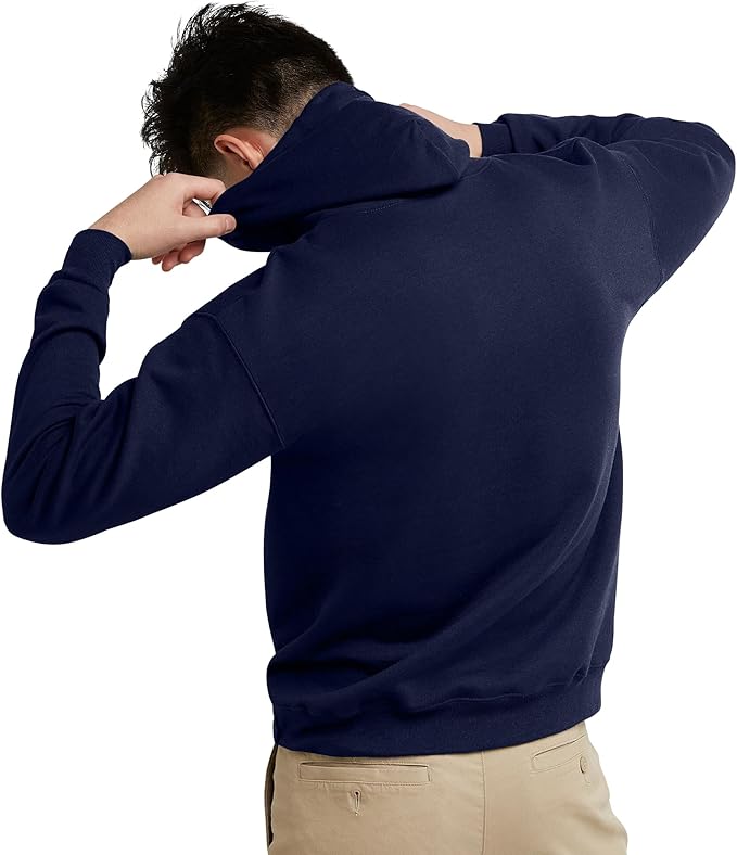 Men's Navy Blue Pullover Hoodie