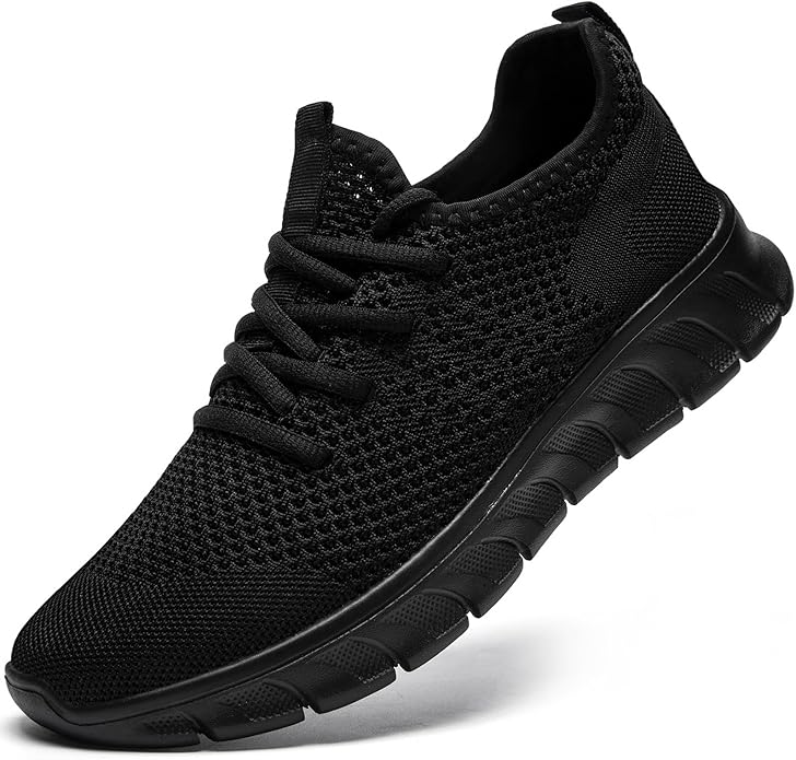 Mens Running Shoes Slip On Tennis Walking Sneakers