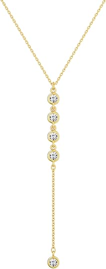 Minimalist Gold Drop Necklace