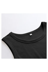 Trendy Women's Sleeveless High Neck Ribbed Racerback Tank