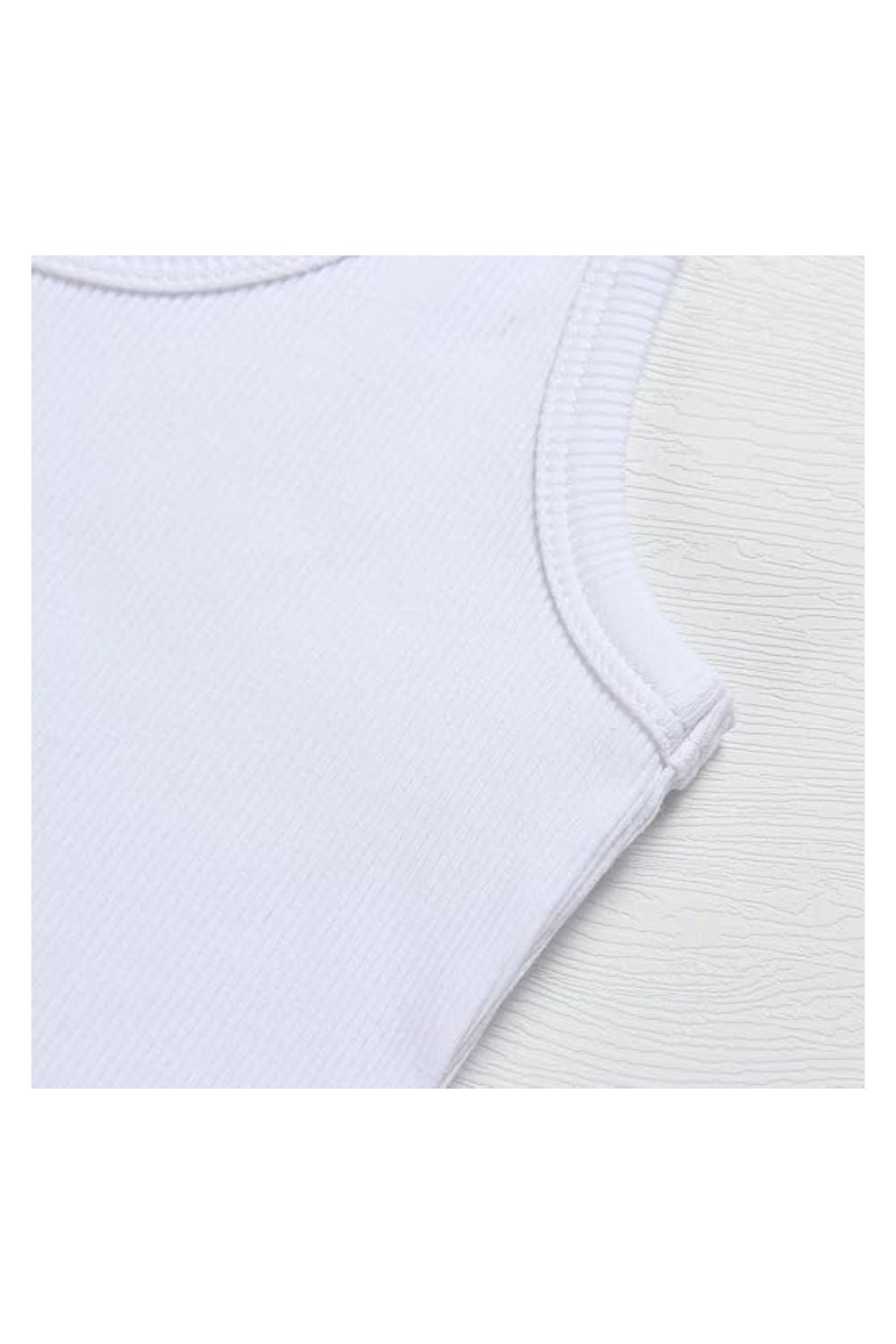 Trendy Women's Ribbed Knit Fitted Scoop Crop Tank