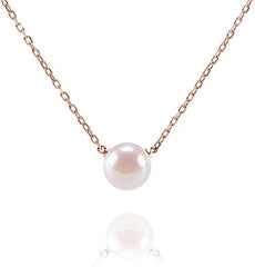 Freshwater Pearl Gold Pendant Necklace