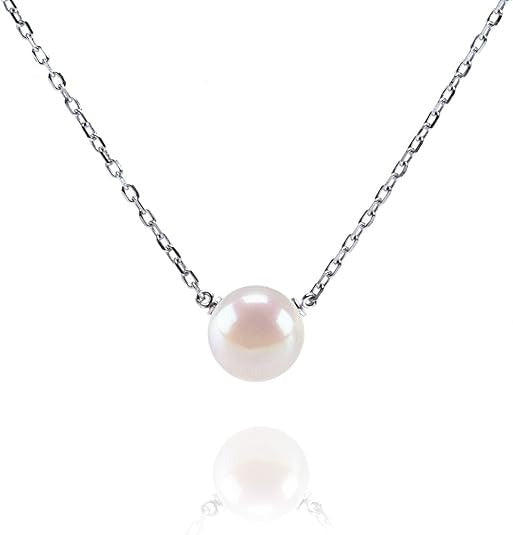 Freshwater Pearl Gold Pendant Necklace