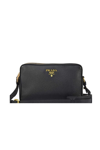 Prada Vitello Phenix Double Zip Crossbody Bag
