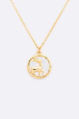 Reindeer Petite Pendant Necklace