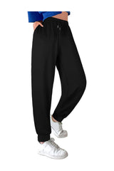 Trendy Women's Loose Lightweight Stretch Drawstring Lounge Pants