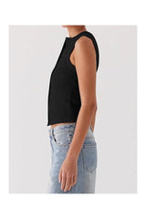 Women's Y2K Ribbed Button-Down Sexy Crop Tank