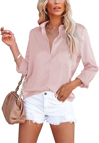 Women's Button le lis Clothing Down Shirts