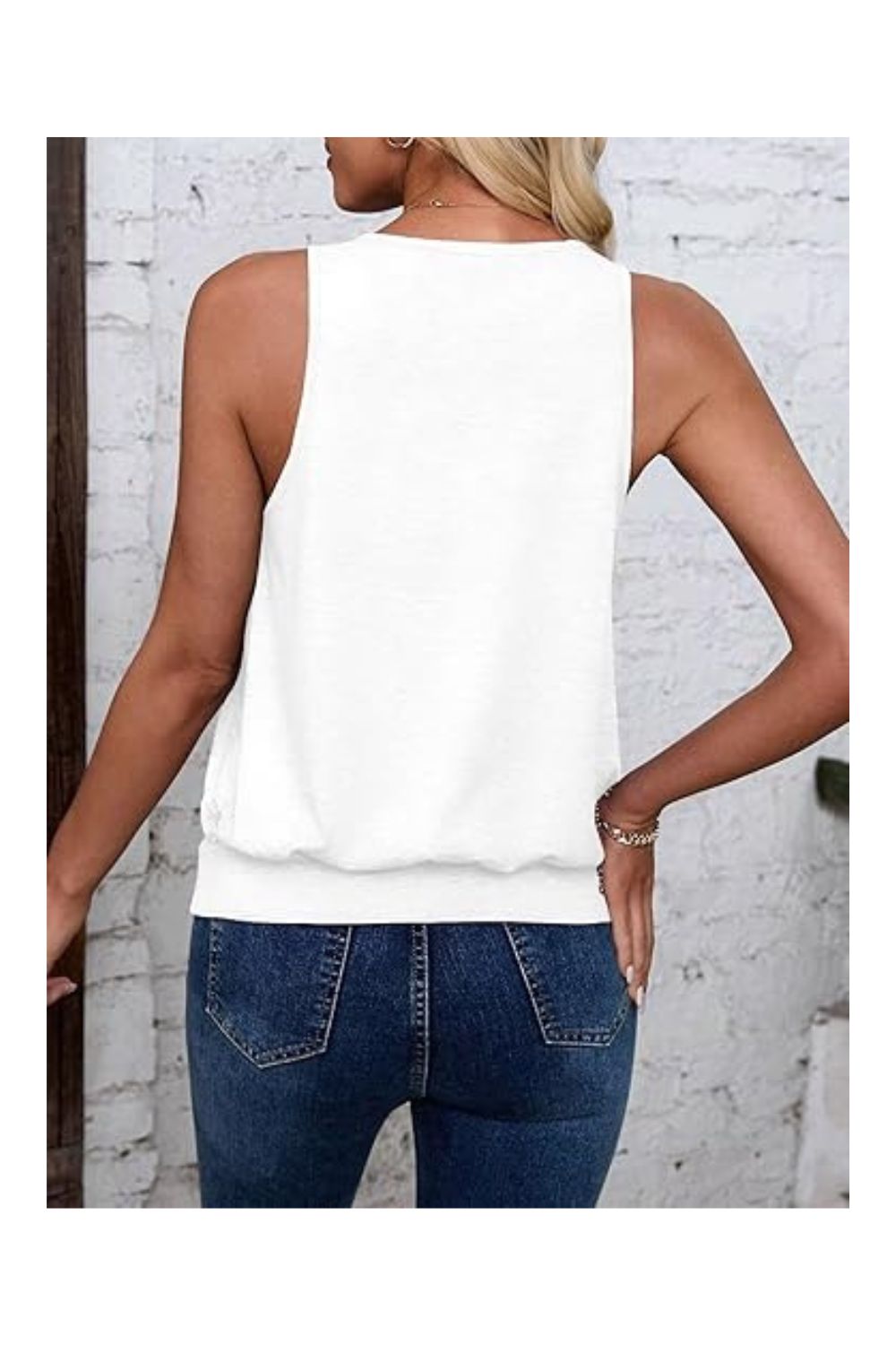 Women's Casual V-Neck Sleeveless Tank Top Spring Cami