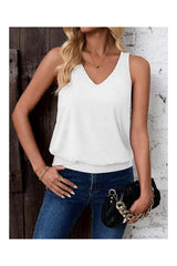 Women's Casual V-Neck Sleeveless Tank Top Spring Cami