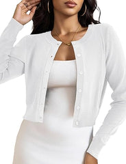le lis Clothing Cropped Cardigan Bolero Shrug for Women