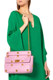 Valentino Garavani Roman Stud Pink Crossbody Bag