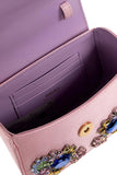 Versace Medusa Crystal Silk Mini Top Handle Bag
