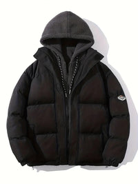 Men's Fashion Thick Sherpa Hood Coat