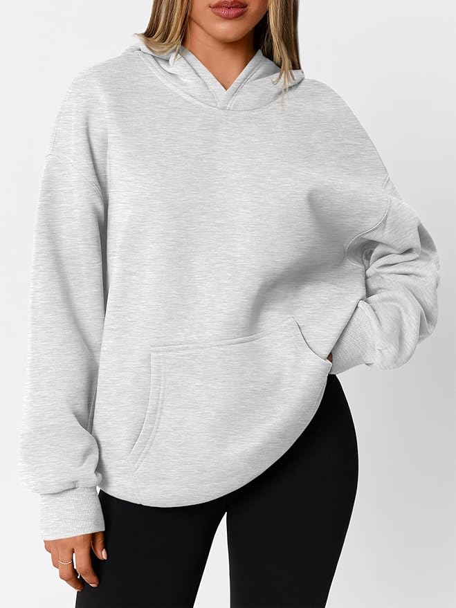 Women Oversized Hoodie - Grey