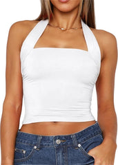 Women Sexy Halter Neck Backless Tank Top
