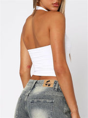 Women Sexy Halter Neck Backless Tank Top