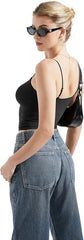 Women Sexy Square Neck Tank Top