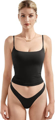 Women Sexy Square Neck Tank Top