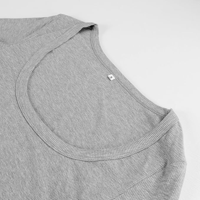 Women's Square Neck Long Sleeve Crop Top