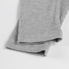 Women's Square Neck Long Sleeve Crop Top