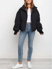 Women’s Winter Cropped Puffer Jacket