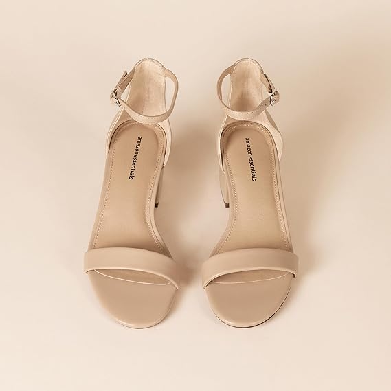 Women's Two Strap Heeled Sandal