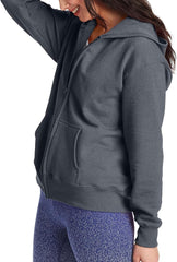 Womens Full Zip Fleece Hoodie