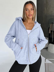 Womens Full Zip Up Hoodies Oversized