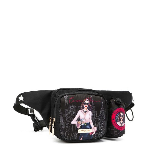 Nicole Lee Fanny Pack With Bottle Holder