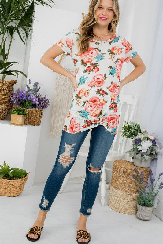 Floral Tunic Top