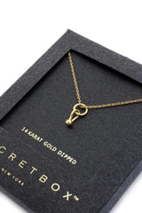 Secret Box Dainty Ring Charm Necklace