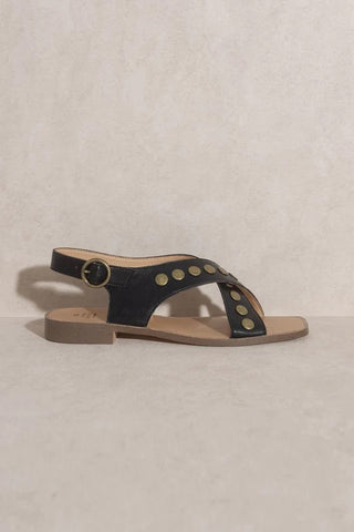 Oasis Society Kylie Studded Cross Band Sandal