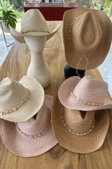 Straw Cowboy Wiith Sea Shells