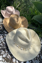 Straw Cowboy Wiith Sea Shells
