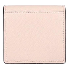 Fendi Calf Leather F Logo Poudre Pink Leather Coin Case