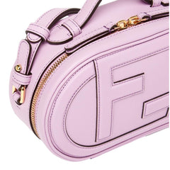 Fendi O'Lock Lilac Leather Mini Crossbody Bag
