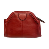 Gucci Rebelle Red Calf Leather Clutch Bag