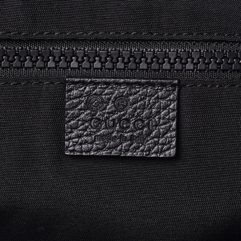 Gucci GG Web Nylon Monogram XL Duffle Bag Black 