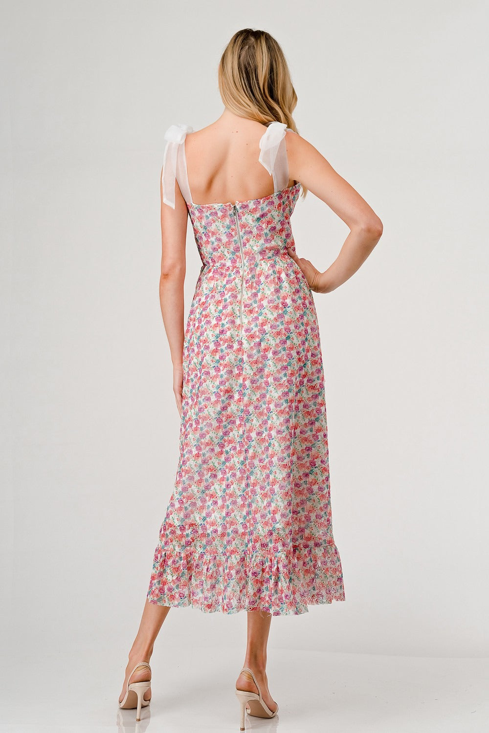 Floral Textured Dress