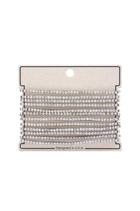 Elegant Rhinestone Women's Bracelet Set