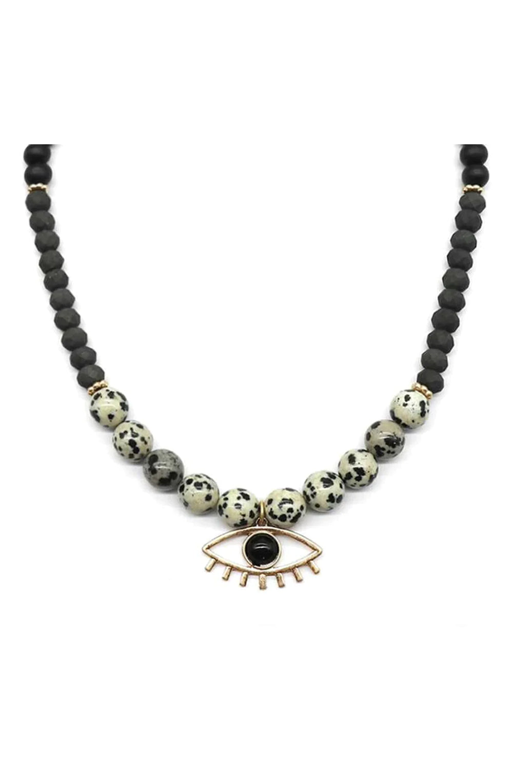 Evil Eye Lash Bead Women's Necklace