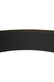 Fendi Fabric Logo Silver Hardware Belt - Brown