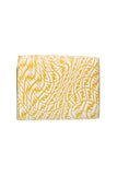 Fendi F Vertigo Print Small Trifold Leather Wallet - Yellow