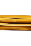 Fendi F Vertigo Print Long Leather Wallet - Yellow