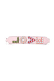 Fendi Mini Strap You Peonia Multicolor "LOVE" Studded Leather